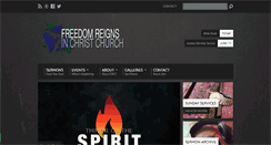 Desktop Screenshot of freedomreignsinchrist.org