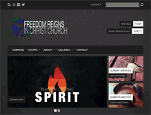 Tablet Screenshot of freedomreignsinchrist.org